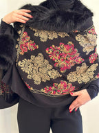 Black Blossom Shawl