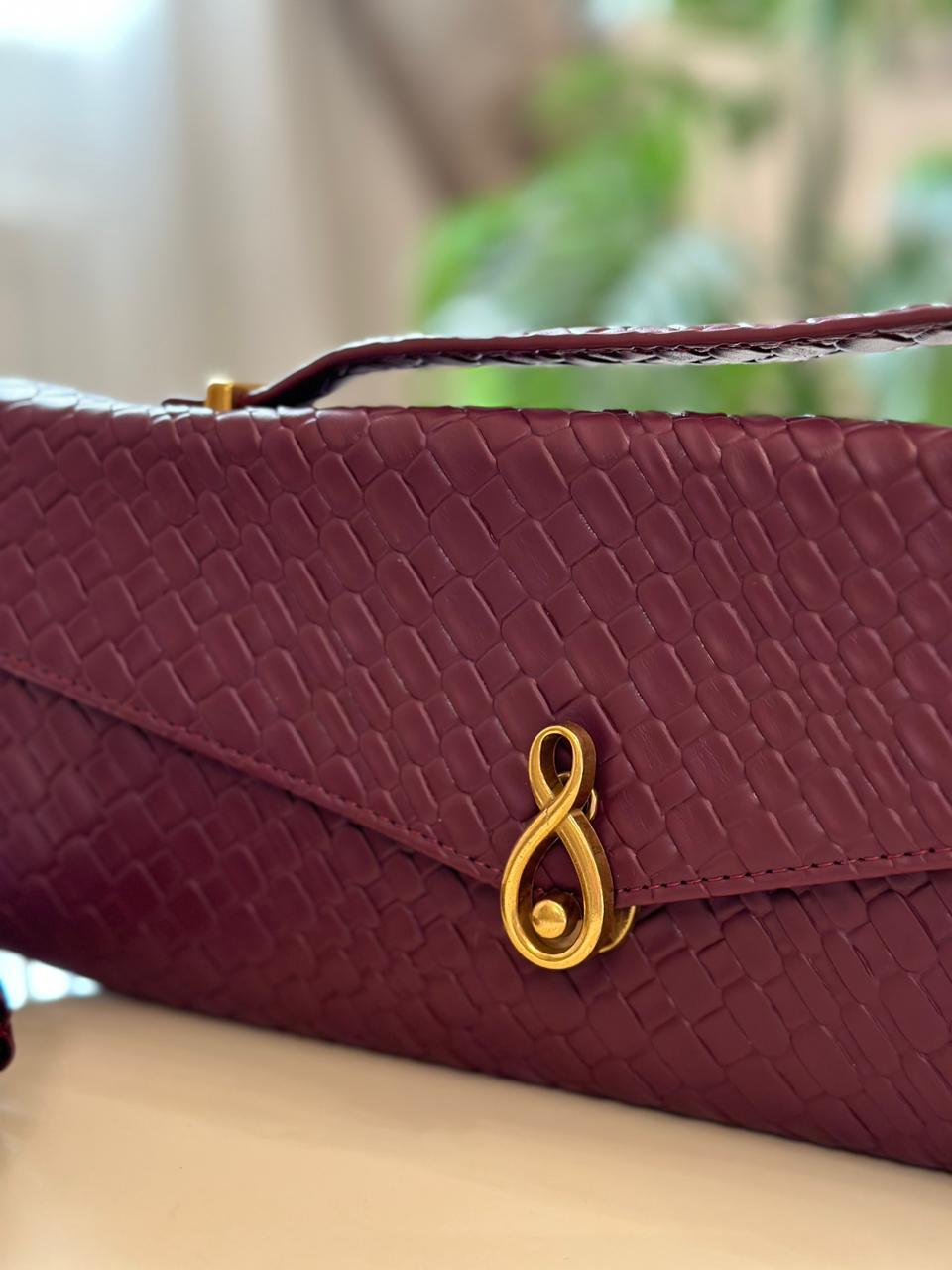 Burgundy Chic Bag