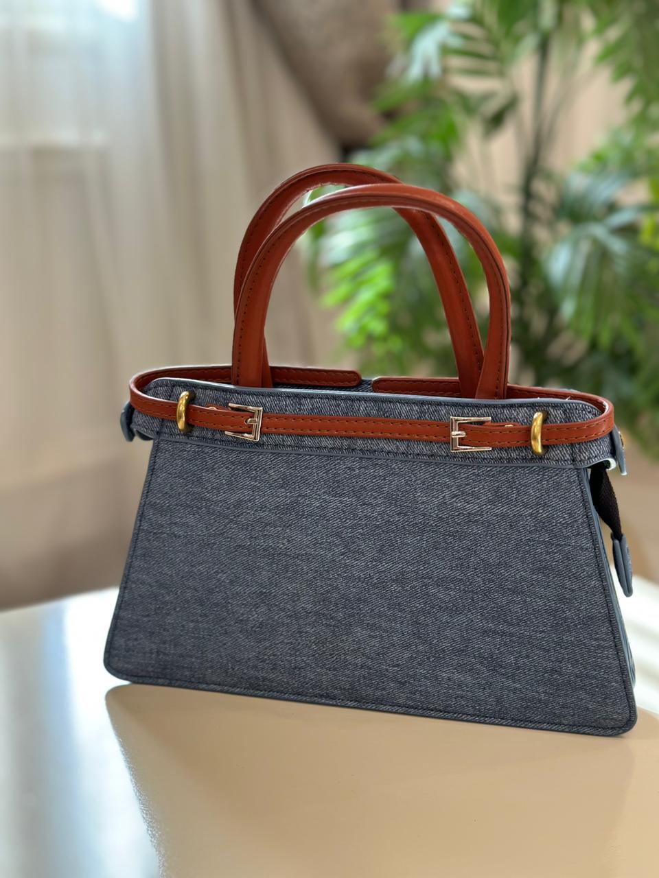 Denim & Camel Chic Bag