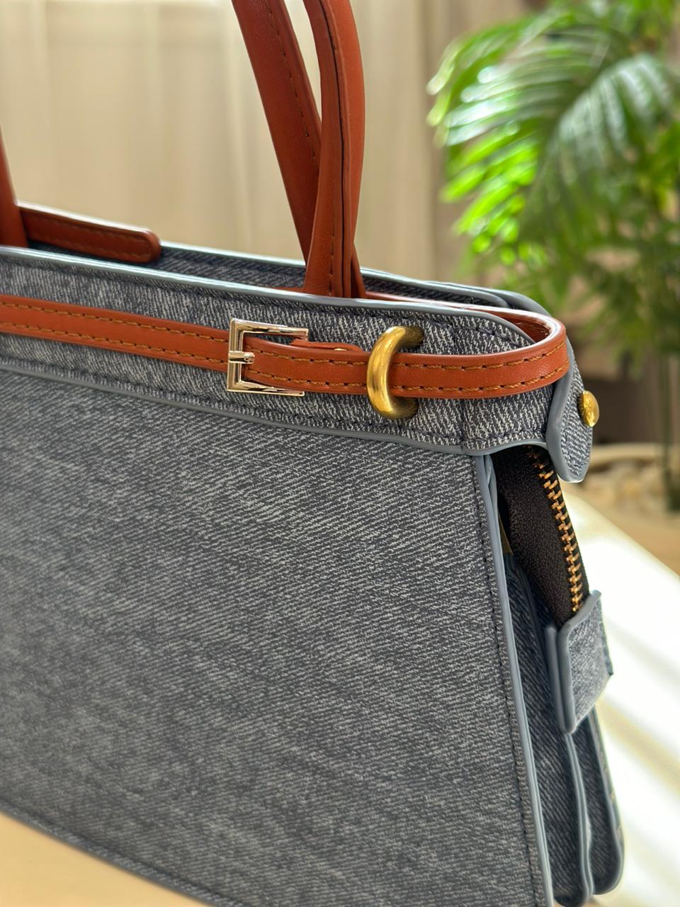 Denim & Camel Chic Bag