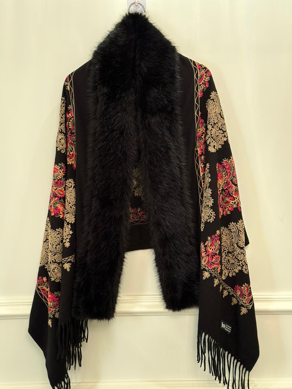Black Blossom Shawl