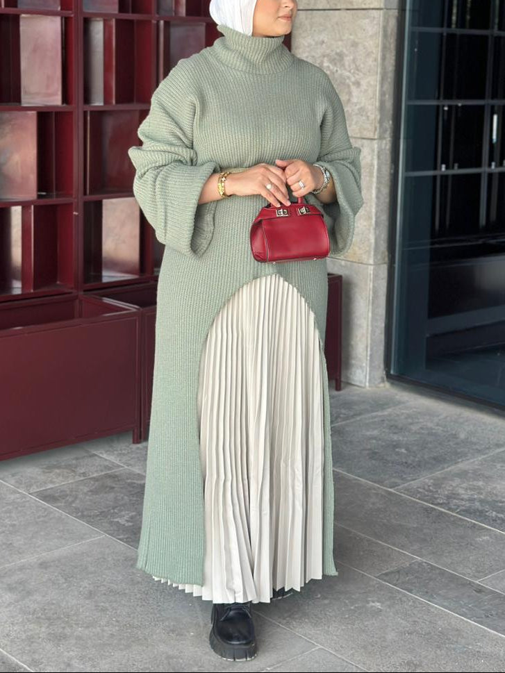 TULIP CUT DRESS - Mint