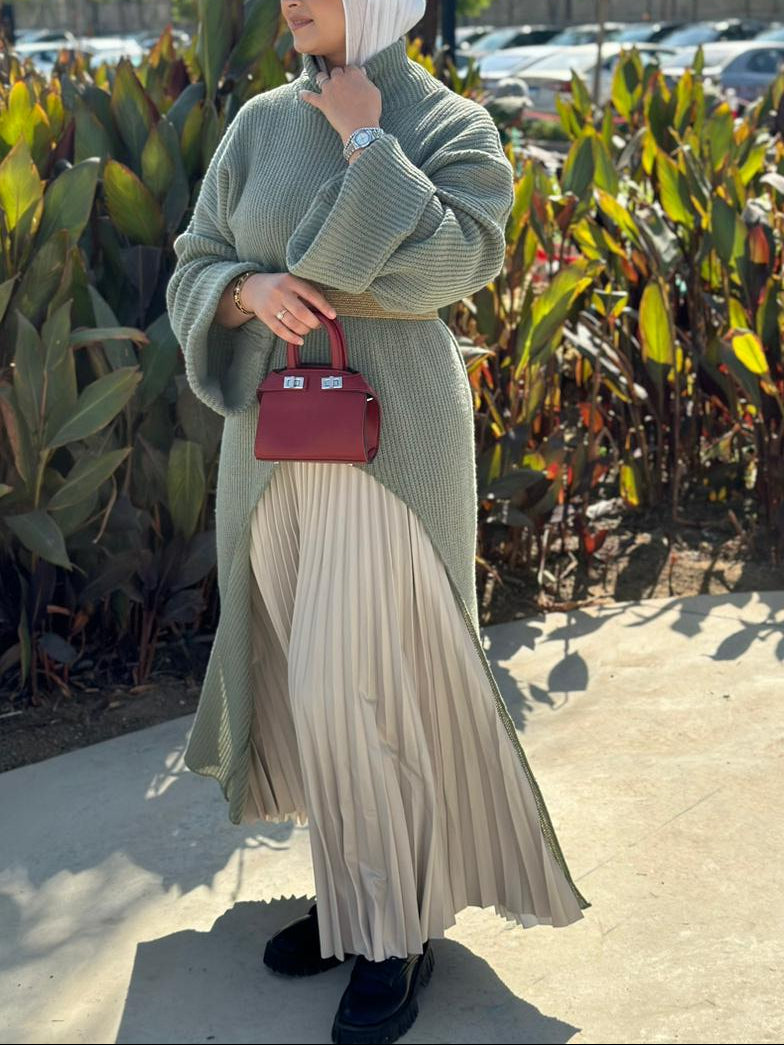 TULIP CUT DRESS - Mint