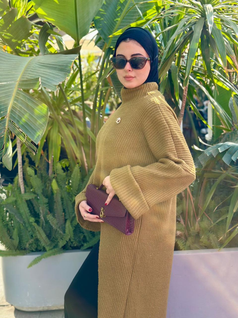 TULIP CUT DRESS - KHAKI