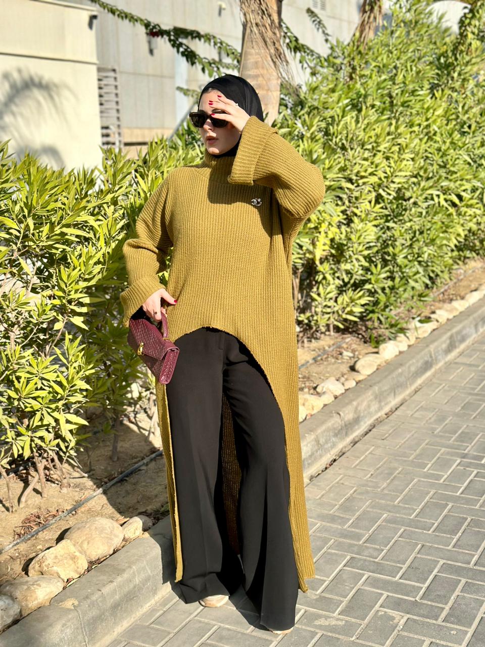 TULIP CUT DRESS - KHAKI